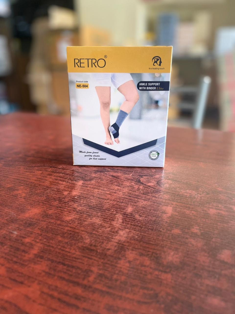 Ankler (Moderate Support)| 2 in 1 Anklet + Binder | Provides support & stability to the Ankle (Grey